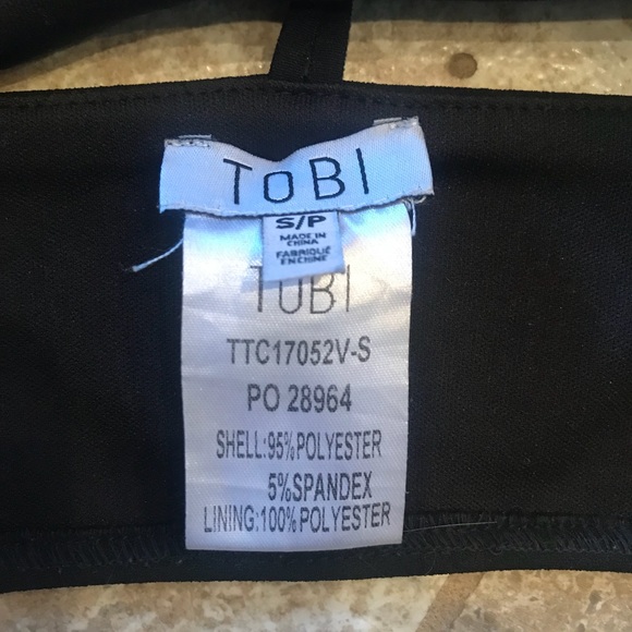 Tobi’s “Rita black cammi crop top” - Picture 4 of 4